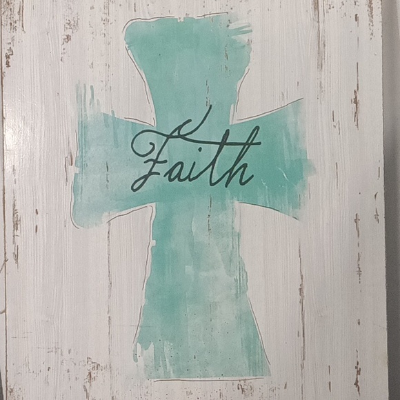 Faith on the cross painting - Picture 3 of 9